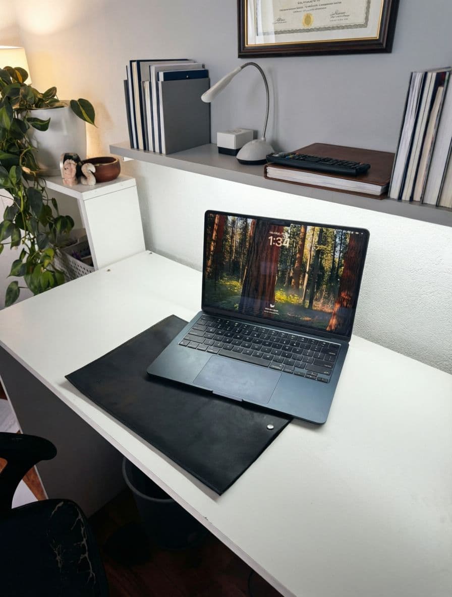 Porta NoteBook - Detalle de materialidad